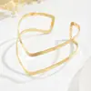 Pulsera Cruzada Europea y Americana de Flor Hueca Mariposa Nicho de Alto Grado Temperamento Anillo de Brazo Personalidad Exagerada Nueva Joyería de Brazo para Mujeres