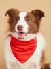 Bufanda Deslizante de Color Sólido para Perro Gatos Perros Grandes, Medianos y Pequeños Ropa para Perros Accesorios para la Cabeza Babero Bandana Bufanda Triangular