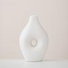Vaso Geométrico Simples Estilo Vaso Cerâmica Ornamentos de Flores Flores Flores Secas Casa Decoração de Pousada Quarto Mesa conjunto