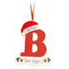 Navidad Transfronteriza Creativa Sombrero de Navidad Decoraciones con Letras en Inglés Bendición de Árbol de Navidad Decoración del Hogar Regalos