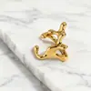Anillo Lineal Irregular Geométrico para Mujer Estilo Europeo y Americano Moda Diseño Minimalista Anillo para Dedo Índice Joyería al por Mayor