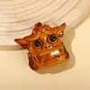 Imán para Nevera Famoso en Internet de la Bestia Mítica Glaseada Xiezi Souvenir del Museo de Jiexiu, Shanxi Imán Magnético de Resina Cultural y Creativo para Nevera