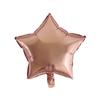 Globo de aluminio con forma de estrella de cinco puntas de 18 pulgadas, ideal para decoración de cumpleaños, bodas, fiestas y eventos, al por mayor.