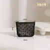 Bolsa de Maquiagem de Malha Aveludada, Bolsa Portátil em Formato de Coração para Retoques de Batom, Grande Capacidade para Armazenamento de Viagem, Necessaire Ampliada