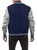 Chaqueta de Béisbol con Bloques de Color para Hombre Talla Europea Transfronteriza 2025 Cárdigan Deportivo Chaqueta Sudadera con Botones Forrada de Polar Ropa de Trabajo