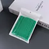Haste de Limpeza Cotonete Nano para Maquiagem com Ponta Fina e Ponta Pequena para Modificação de Maquiagem, Remoção de Delineador, Remoção de Cílios, Cotonete Especial para Tatuagem de Cílios e Bordado