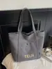 Bolso de Lona Casual Estilo Coreano de Gran Capacidad, Bolso Tote de Hombro con Bordado de Letras a la Moda, Bolso de Axila para Clase y Viajes al Trabajo al por Mayor