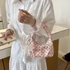 Bolsa Plissada Nuvem de Bolinhas Coreana 2026 Novo Produto, Bolsa de Mão Bonita e Versátil, Alto Valor Estético, Bolsa Transversal da Moda