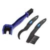 Cepillo para lavar la cadena de bicicleta cepillo grande herramienta para limpiar la cadena cepillo pequeño herramienta de limpieza combinada