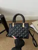 Bolso Lady Dior Clásico Nuevo Primavera 2026 para Mujer, Bolso de Gran Capacidad para el Trabajo, Bolso de Hombro Cruzado Texturizado, Bolso de Mano Versátil