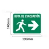 Letrero Acrílico 2D Transfronterizo Que Pide a los Visitantes Tocar el Timbre, Impermeable y Resistente a Manchas, con Puntos Adhesivos en la Parte Posterior