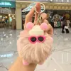 Nuevo Colgante Llavero de Coche de Felpa Imitación Briqueta, Decoración de Muñeca Linda para Mochila, Regalo al por Mayor para Eventos de Empresa