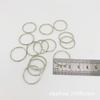Llavero Moderno, Anilla Doble Grabada, Llavero de Triángulo Metálico, Hebilla de Hilo Blanco