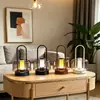 [Transfronterizo] Lámpara Romántica de Cristal de Alta Calidad, Lámpara de Mesa Táctil Portátil Recargable de Lujo Ligero para Dormitorio, Lámpara de Mesita de Noche de Regalo