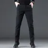 Primavera e Outono Novo Slim Moda Casual Negócios Skinny Masculino Simples para o Trabalho Ligeiramente Maduro Capaz Confortável Tendência Calças
