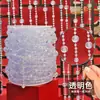 Cortina de Cuentas Acrílicas Cadena de Cuentas para Boda Hilo de Cuentas Camino de Cristal para Boda Decoración Colgante para Escenario Cortina de Puerta DIY Material Divisor