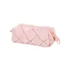 Estuche para Bolígrafos Estilo Corazón Girly Crema Papelería Estudiantil Coreana Bolsa de Almacenamiento Estuche para Bolígrafos con Cremallera Grande Suave y Ceroso Refrescante Bolsa de Cosméticos