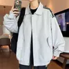 Chaqueta de Hombre para Primavera y Otoño de Comercio Exterior Transfronterizo 2026, Abrigo Versátil Casual a la Moda con Cuello de Solapa para Adolescentes