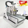 Máquina de Grabado CNC de Escritorio Pequeña Grabadora de Precisión Tres-Cuatro Ejes CNC Madera Dura Jade Aluminio Hierro Máquina de Grabado Redondo en Relieve