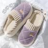 Pantufas de Algodão para Mulheres 2025 Novo Estilo Interno e Externo Pelúcia Quente Sola Grossa Antiderrapante Sapatos de Algodão para Homens Suporte de Chão Atacado