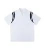 40 Piezas de Polos de Color Bloqueado de Moda de 220g con Cremallera, Corte Holgado, Diseño Moderno y Cremallera Ykk, Estilo Unisex