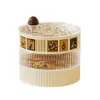 Prato de Frutas Selado de Luxo Leve, Mesa de Centro para Sala de Estar em Casa, Prato de Frutas de Alto Padrão, Caixa de Doces, Prato de Exibição de Lanches, Caixa de Armazenamento de Frutas Secas