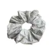 Elástico de Cabelo Simples de Cor Sólida com Borboleta Floral Bordada Estilo Floresta Menina Artística Retrô Acessório de Cabelo Versátil