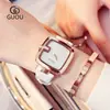 Relojes Guou de Hong Kong para Mujer, Relojes de Dama Modernos y Elegantes, Relojes de Influencer Elegantes y Lujosos, Relojes Cuadrados para Mujer