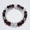 [Cui Xin Cheng Yun] Pulseira de Cristal Branco de Cristal Natural para Mulheres Mais Fácil de Combinar Presente de Cristal Branco de Cristal Atacado de Cristal