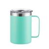 Taza de 16 oz Sublimación Asa Taza Taza Aislada de Acero Inoxidable Tapa de Oficina Taza de Café Opción de Regalo de Negocios