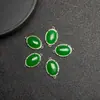 Joyería de Piedra Popular de Europa y América El Más Vendido de Amazon Collar con Colgante Bordeado de Múltiples Materiales de Jade Cristal Rosa