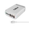 Cargador PD de nitruro de galio de 200 W, cargador de escritorio multifuncional 3A3C de 120 W, adaptador multipuerto 4C2A de 160 W