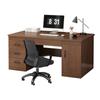 Escritorio de oficina, escritorio de computadora para el hogar, moderno y sencillo, con cajón, mesa y silla de oficina, escritorio combinado, mesa individual, banco de trabajo