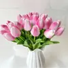 Tianjin flor artificial de alta calidad flor seca flor artificial PU mini simulación tulipán simulación flor ramo al por mayor