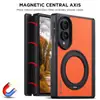 Funda para teléfono con carga inalámbrica adecuada para Samsung Z Fold8, protección de 360 grados, hebilla de anillo giratorio, funda con soporte de marco medio magnético