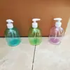 Bote de loción de 500 ml en stock al por mayor, bote transparente para desinfectante de manos con cabeza de bomba, bote de presión RS-8579
