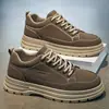 Zapatos de Hombre Otoño Hombres Antideslizantes Resistentes al Desgaste para Ir al Trabajo Zapatos de Tabla Deportivos Casuales Suela Suave Negro Ropa de Trabajo Zapatos de Moda Hombres