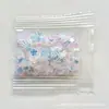 1 Gramo de Piezas Coloridas de Concha Dorada con Forma de Estrella Flor de Ciruelo Mixtas Materiales DIY para Manicura Joyería, Ropa y Accesorios