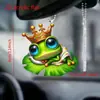 Colgante Creativo para Coche de Rana Príncipe de Acrílico Plano Nuevo Transfronterizo