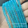 Cuentas Espaciadoras de Vidrio de Cristal con Forma de Platillo Volador para Cadena de Cuentas Joyería Accesorios Que No Se Desvanecen