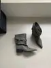 Botas de mujer con tacón grueso, nuevo modelo otoño/invierno 2026, punta fina, hebilla de cinturón, botas apiladas, botas de media pantorrilla