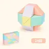 Regla Mágica Infantil 24 Secciones 36/48/72 Piezas Educativo Aprendizaje Temprano Jardín de Infancia Set Completo Cubo Mágico Plegable Juguete