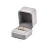 Caja de joyería de franela, caja de embalaje para colgantes, caja para anillos de boda, caja de flocado para pendientes, caja de regalo para joyas, generación mayorista