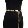 Simple Nicho Diseño Versátil Sentido Lámina Redonda Amor Hierro Decorativo Cadena de Cintura Cadena para Vestido de Mujer