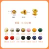 Remaches Coloridos en Stock, Tachuelas de un Solo/Doble Cara que Conservan el Color, Accesorios para Fundas de Teléfono, Remaches Planos de Metal, Broches de Presión, Remaches de Tapa