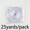 Cinta con Hilo de 1 cm de Ancho, Cinta de Moño de Flores, Lazo para Empaque de Repostería y Pasteles, Stock Listo del Fabricante, 22m /Rollo