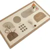 Mantel Individual para Mesa de Comedor de Lujo Ligero y de Gama Alta con Estilo Vintage, Impermeable, Resistente al Aceite, Resistente al Calor, Lavable, Protector de Mesa Cuadrado