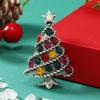 Broche de Natal presente criativo diamante retro europeu e americano requintado sino terno pin acessórios corsage joias