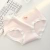 7A Calças Completas Anti-bacteriano Roupa Interior Feminina Amigo da Pele Respirável Anti-bacteriano Puro Algodão Stall Cloud Soft Cotton Sense No-mark Naked Sense Elastic Underwear