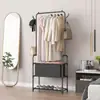 Zapatero y Perchero para Comercio Exterior, Zapatero Multifuncional de Almacenamiento, Perchero, Colgador de Ropa, Fácil de Ensamblar, Ecológico, Simple y Moderno